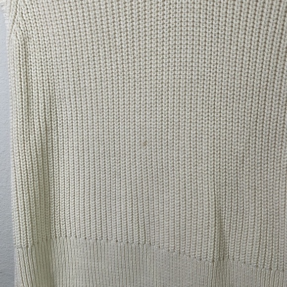 Rails Cashmere Chandler Cream Knit Sweater Vest Size XS Oversized - Picture 6 of 6